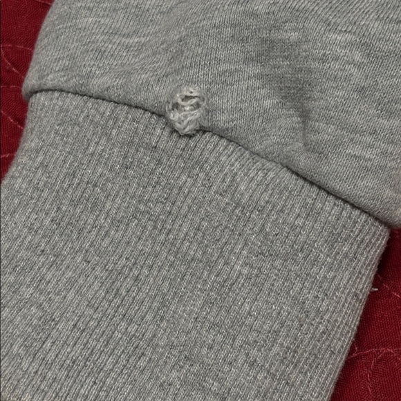 GUCCI PreOwned Gray Red Snake Hoodie & Some staining on collar & front Sz Large - Picture 5 of 16